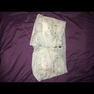 American Eagle distressed shorts